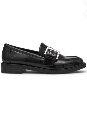 Dolce Vita Black Buckle Loafers for Women size 9